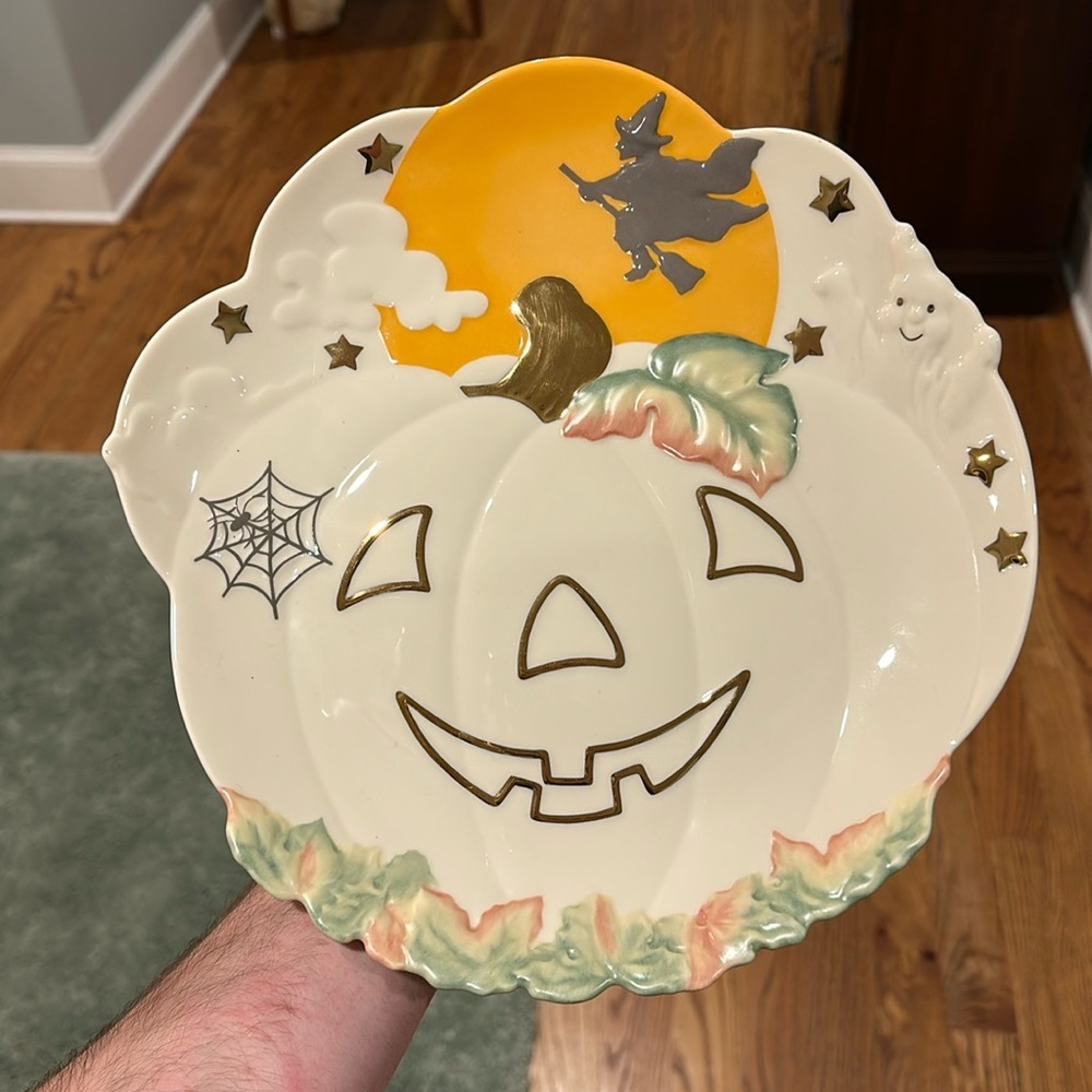 Halloween Lennox plate